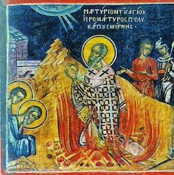 Saint Polycarp of Smyrna, Bishop and Martyr