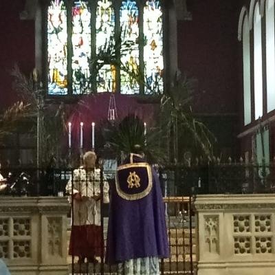 Palm Sunday: entry into the Sanctuary
